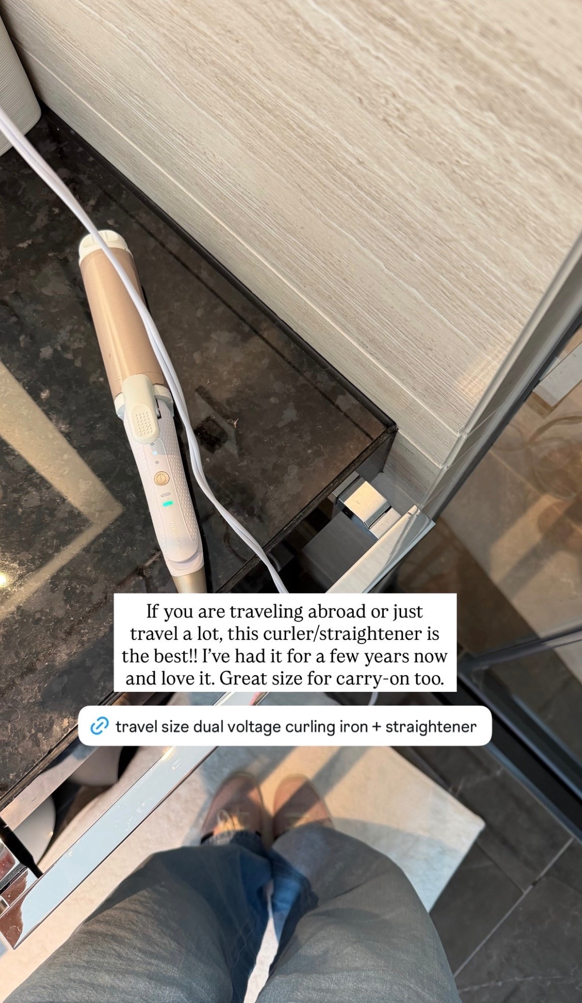 if you are traveling abroad or just travel a lot, this curler/straightener is the best!! I’ve had it for a few years now and love it. Great size for carry-on too!

#LTKTravel #LTKBeauty #LTKmorningroutine