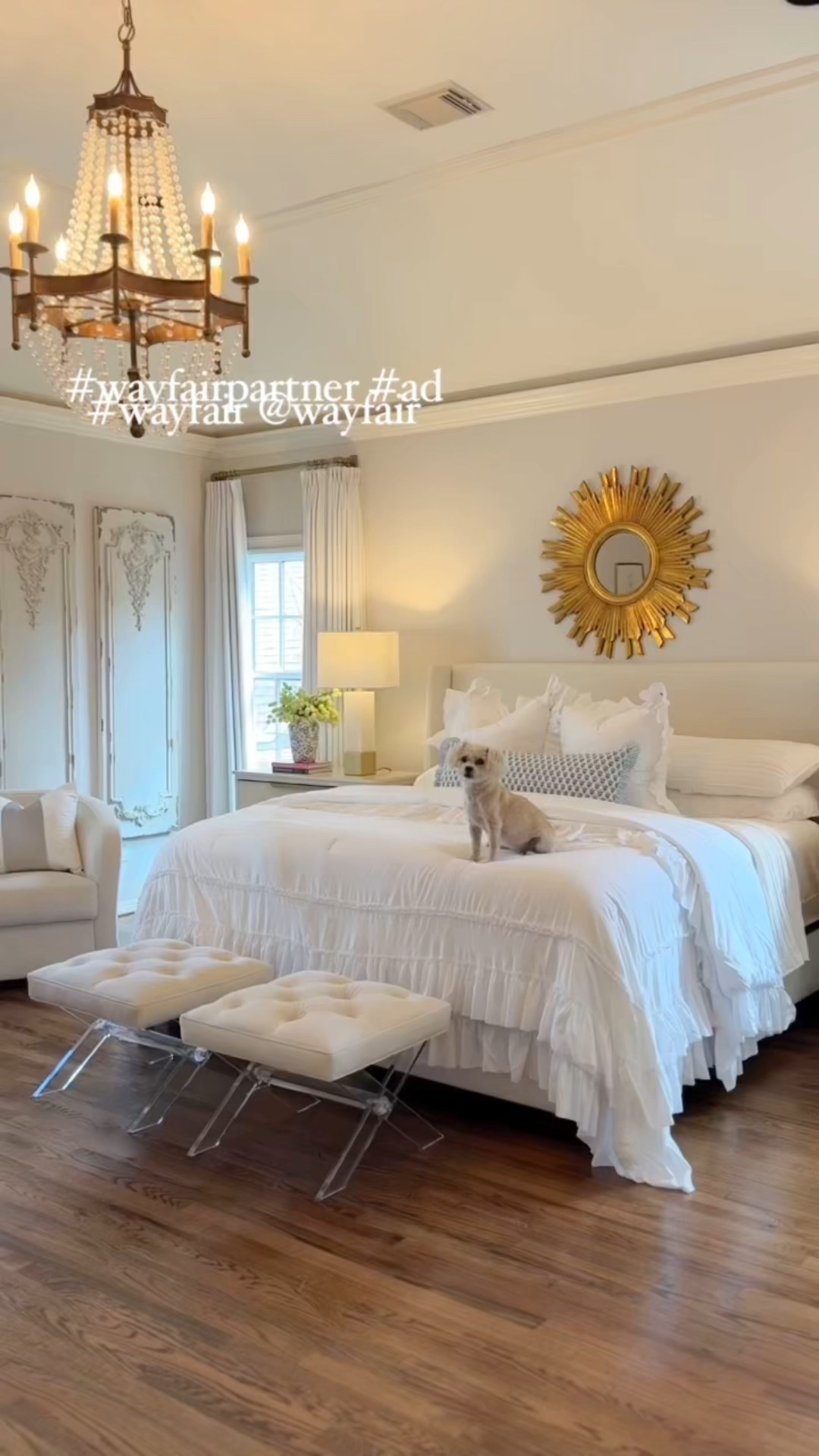 My best selling @wayfair Tilly bed comes in 40 color options! Mine is the Zuma White 💕 #Wayfair #Ad #WayfairPartner 

#LTKSaleAlert #LTKHome #LTKSeasonal