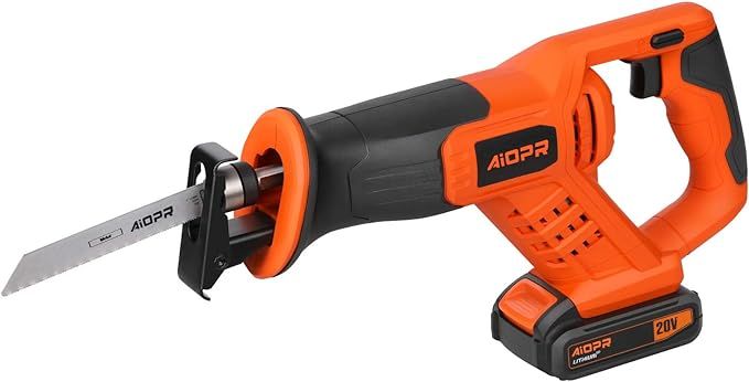 AIOPR 20V Cordless Reciprocating Saw with 5 Blades【97705】 | Amazon (US)