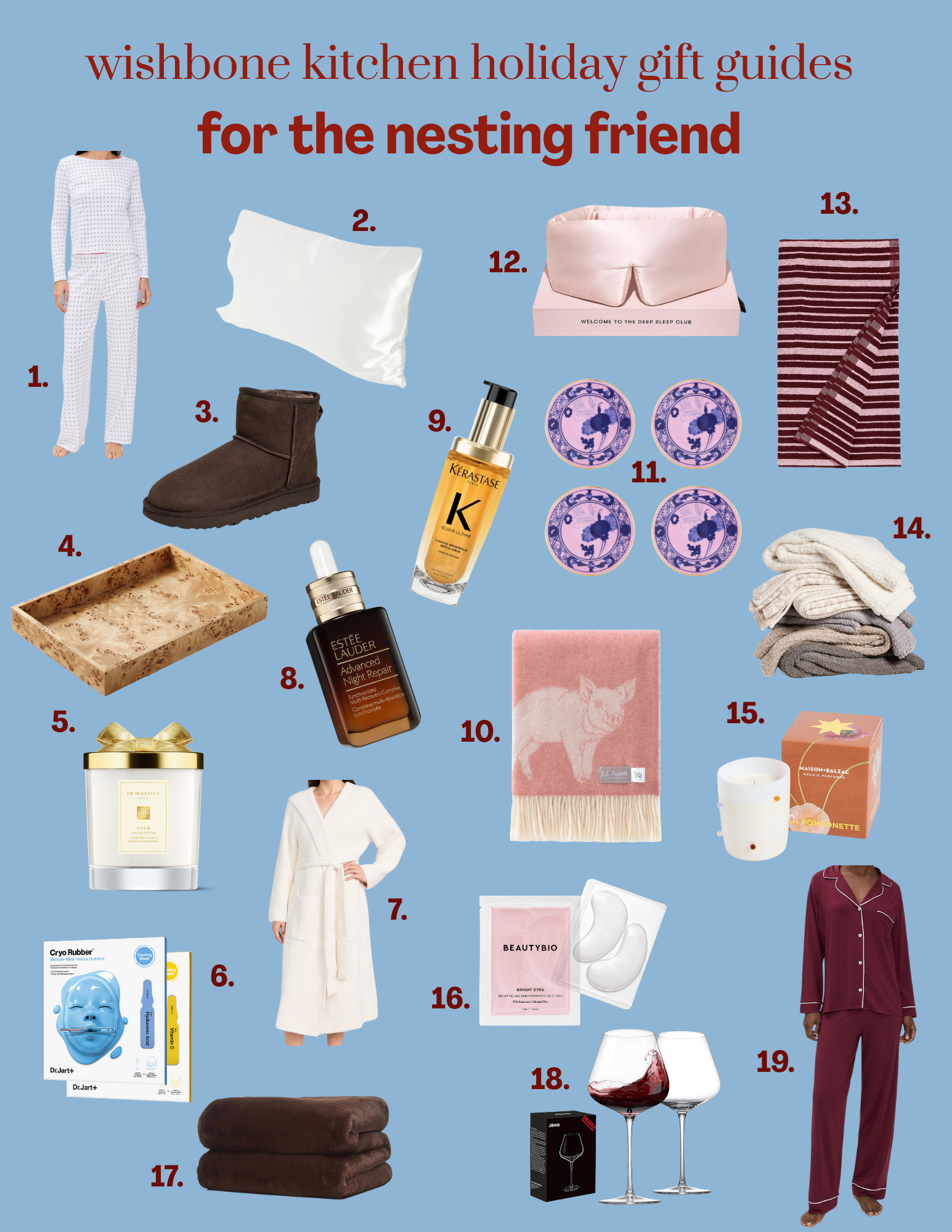 Holiday Gift Guide #4 - gifts for the nesting friend! 

 