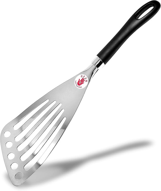 Seki Japan Left Handed Spatula Stainless Steel Egg, Fish Spatula Cookware - Slotted Turner Egg Fl... | Amazon (US)