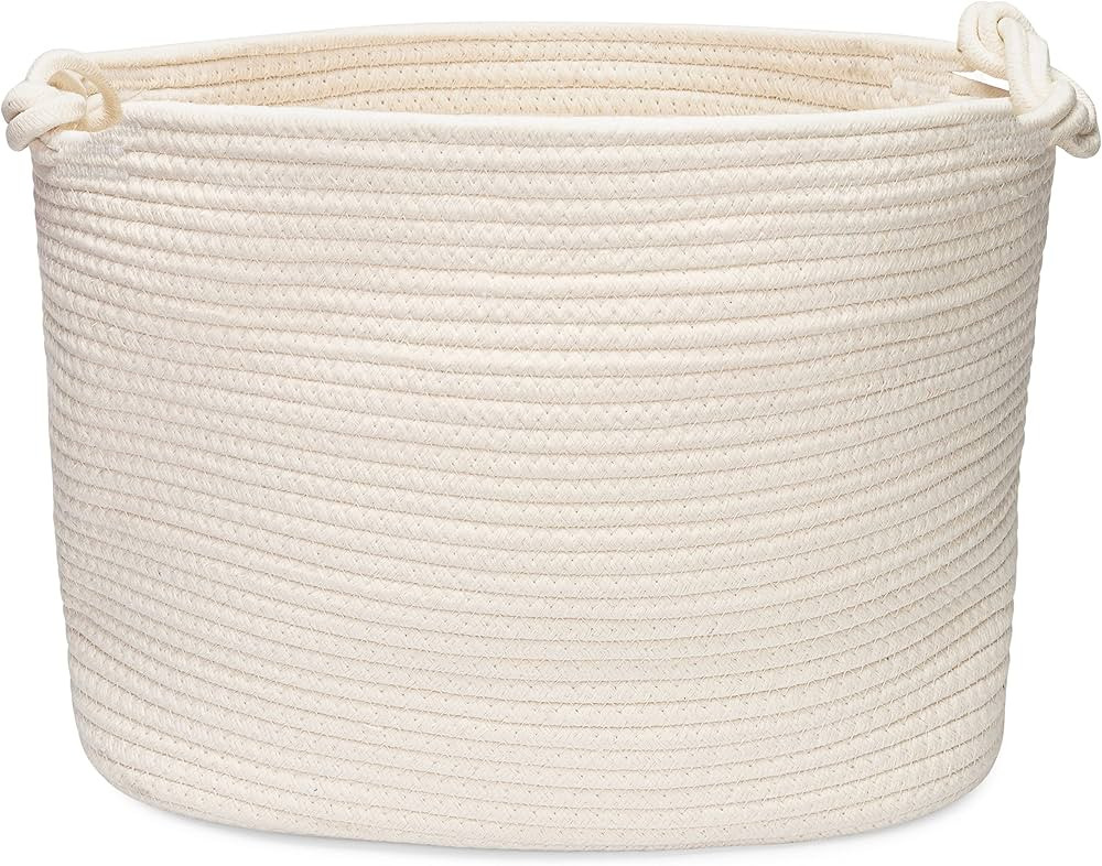 Parker Baby Rope Storage Cube Bin - 11 Inch Nursery Cubby Storage Bin Cubes for Cube Organizer, C... | Amazon (US)