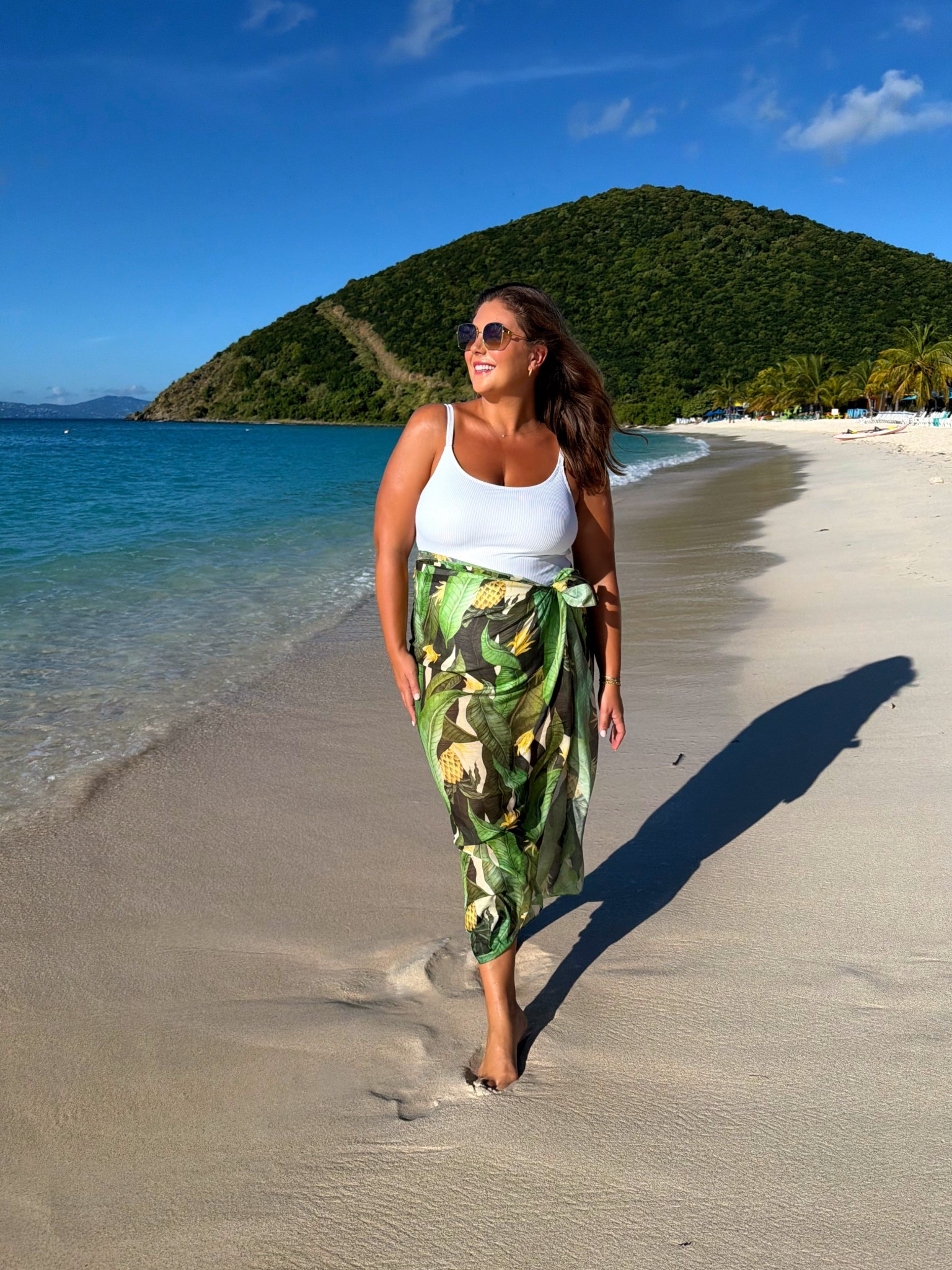 Wearing size 2X long torso in swimsuit. Use CARALYNM at Cakes Body. 

#LTKPlusSize #LTKSwim #LTKBump