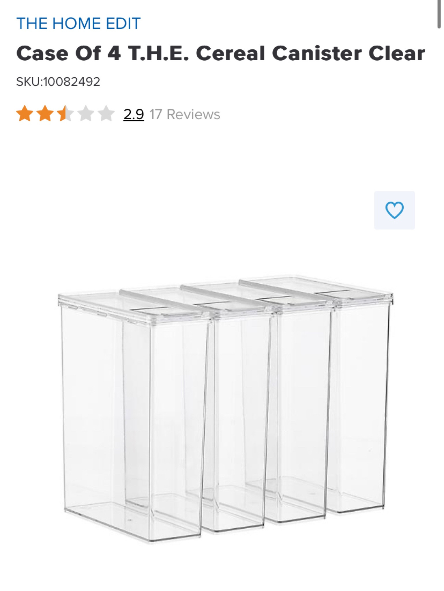 T.H.E. Cereal Canisters 🥣

#LTKSale #LTKhome #LTKfamily