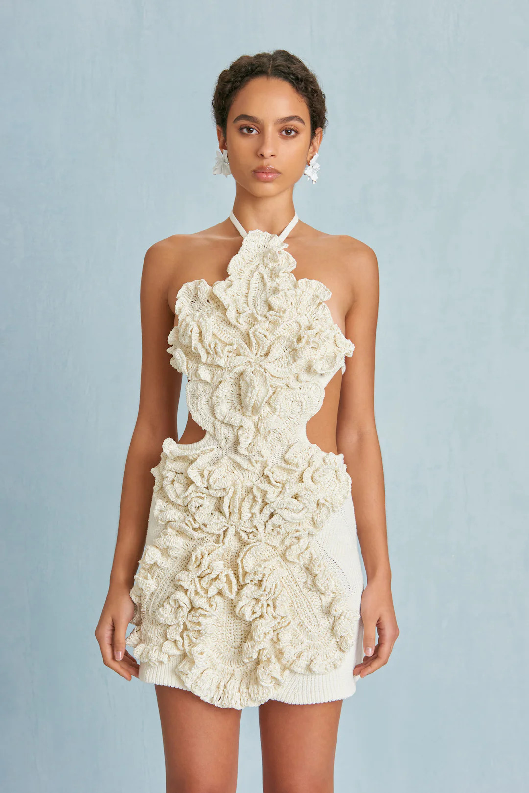 ELISSE CROCHET DRESS - OFF WHITE | Cult Gaia - US