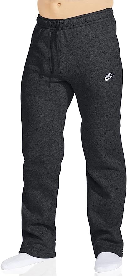 Nike Men's Sportswear Open Hem Club Pants | Amazon (US)