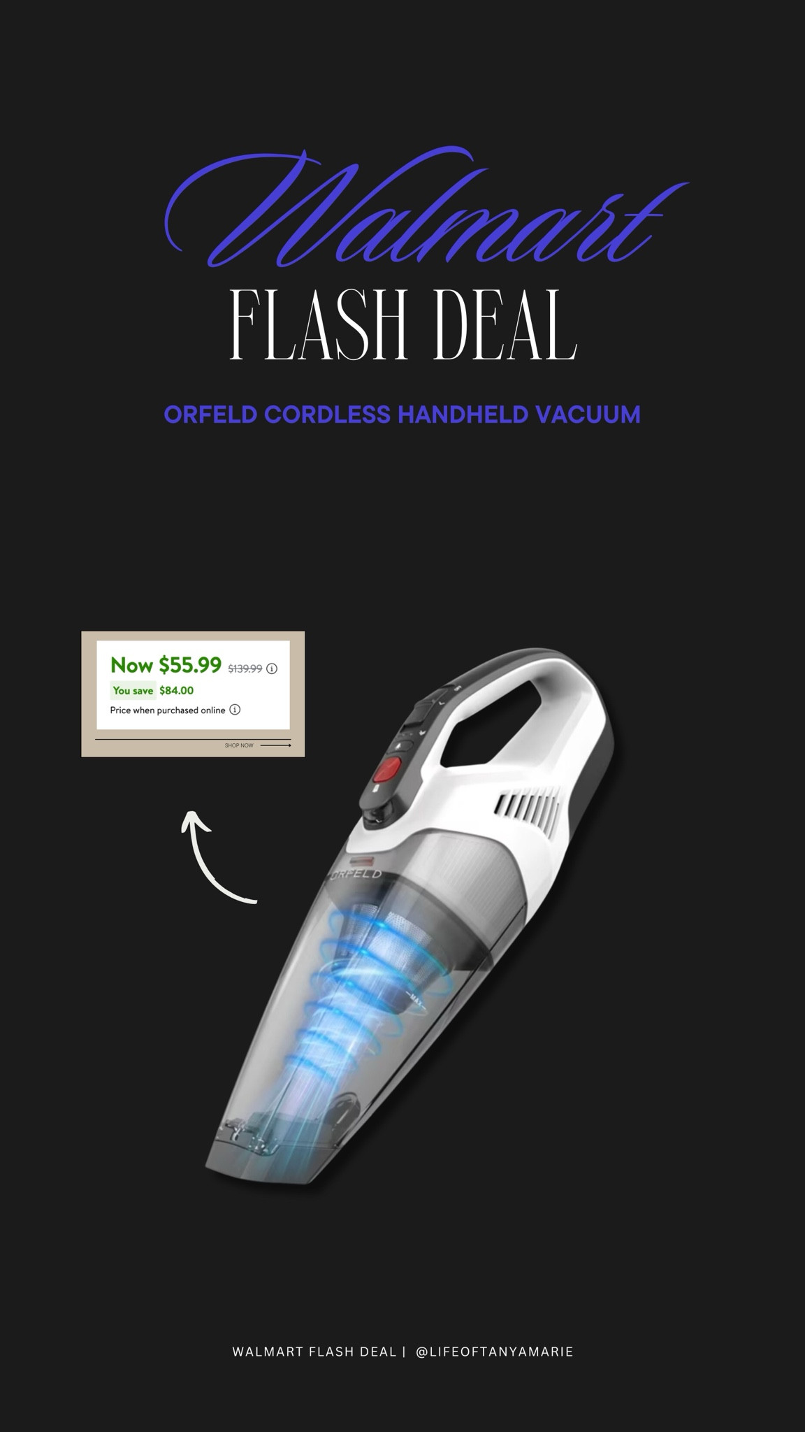 This cordless handheld vacuum is perfect to have when you’re needing to get in those tight spaces #walmart 

#LTKHome #LTKSaleAlert #LTKFindsUnder100