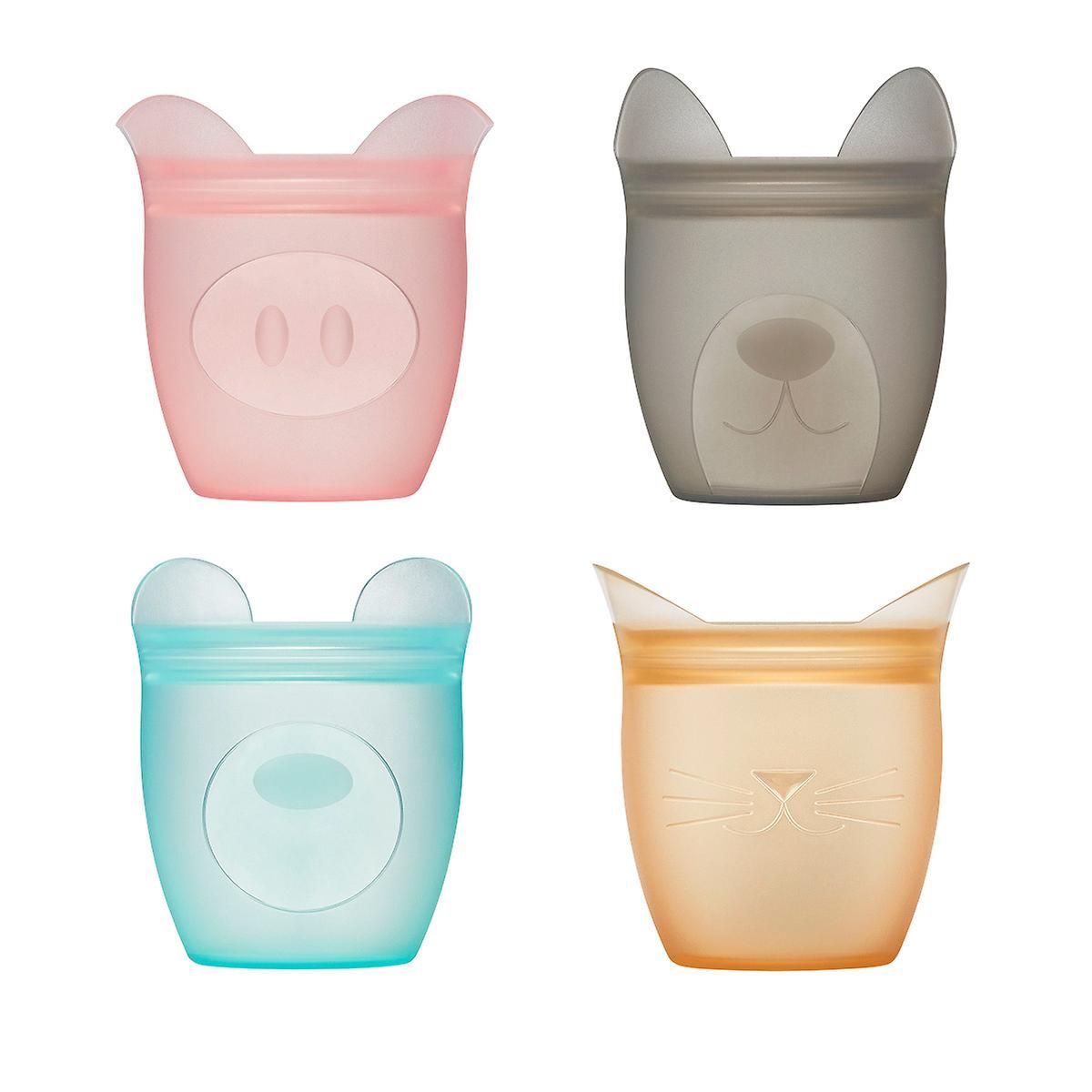 Zip Top Baby Snack Container Set of 4 | The Container Store