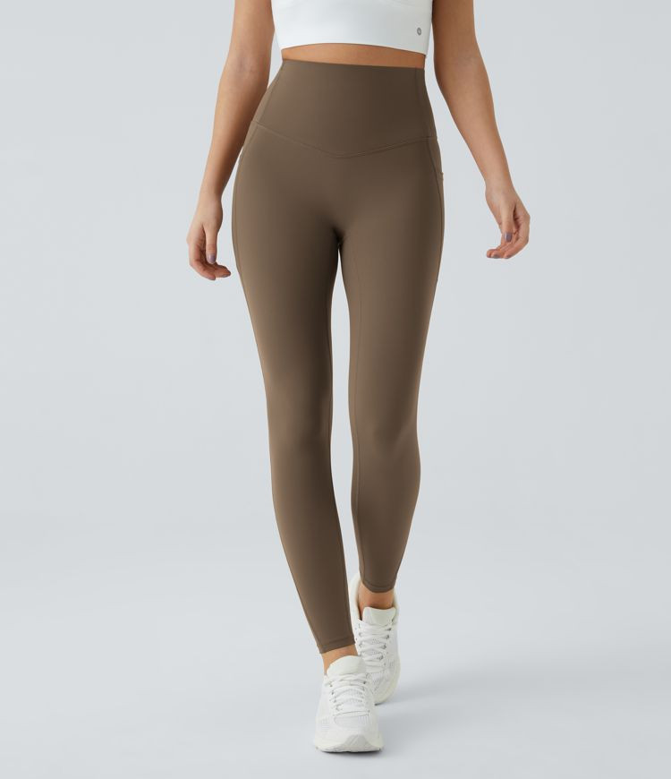 Halara UltraSculpt™ SoCinched High Waisted Tummy Control Pocket Shaping Training Leggings | HALARA