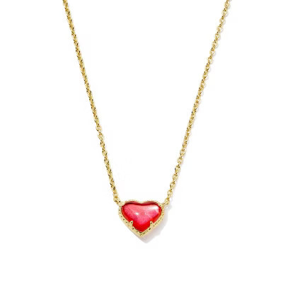 Kendra Scott Anna Pendant Necklace - Rose Dichroic Glass | Target