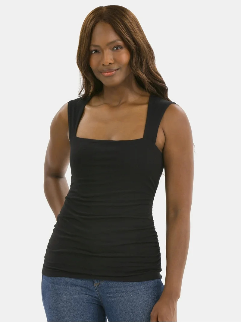 Time and Tru Date Night Top, Size XS-XXXL | Walmart (US)