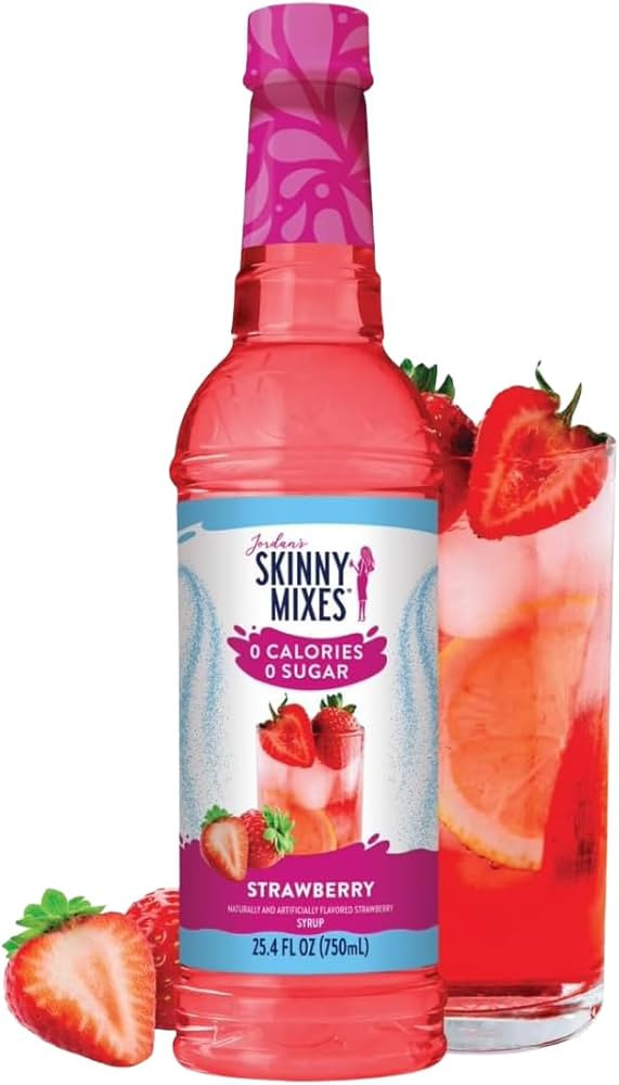Jordan's Skinny Syrups - Sugar Free Strawberry Syrup | Amazon (US)