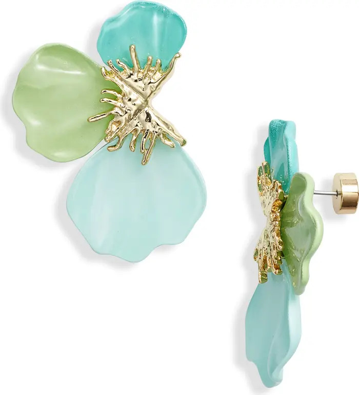 Flower Petal Enamel Earrings | Nordstrom