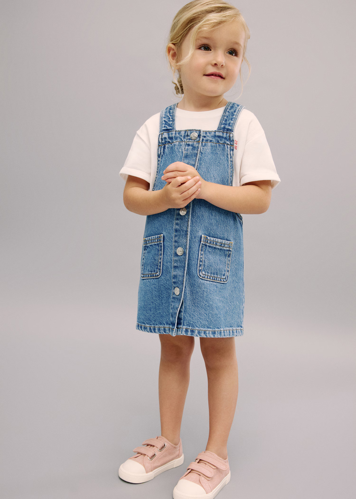 Denim buttons pichi | Mango (US/MX/AU)