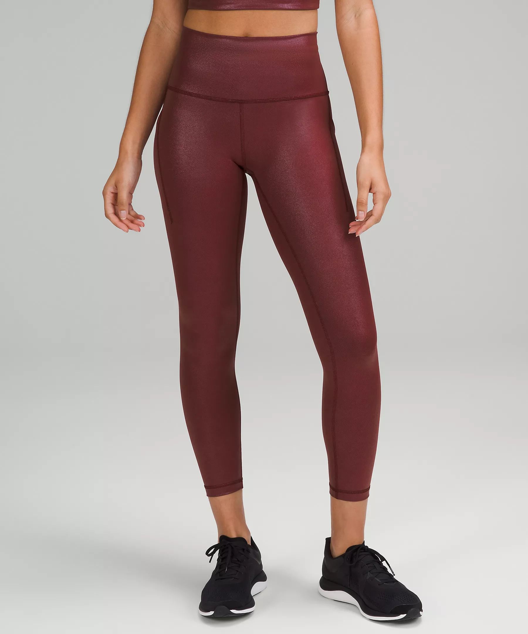 Wunder Train High-Rise Tight with Pockets 25" Foil | Lululemon (US)
