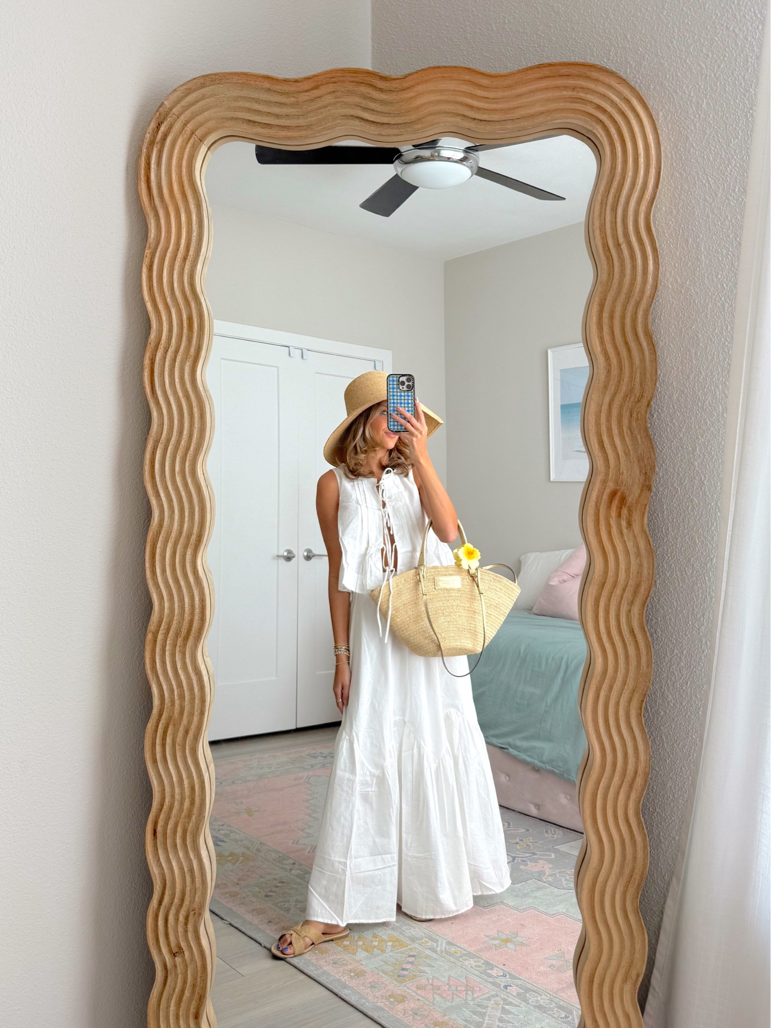 the cutest spring break vacation outfit / cruise outfit from fortunate one. wearing an XS. use code FOMCKENZIE for 10% off 🩷