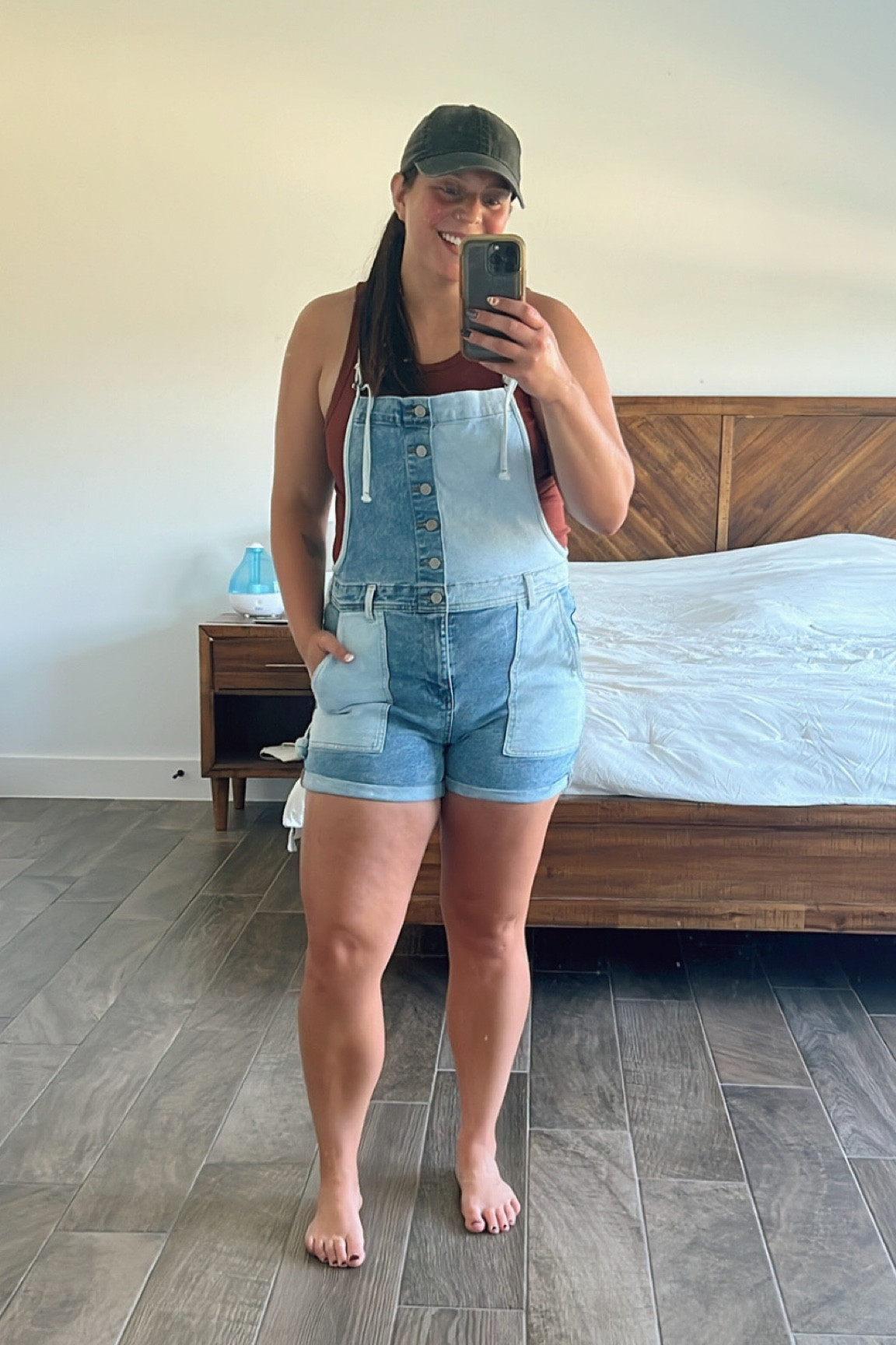 Super cute and comfy denim short overalls

#LTKunder50 #LTKcurves #LTKstyletip