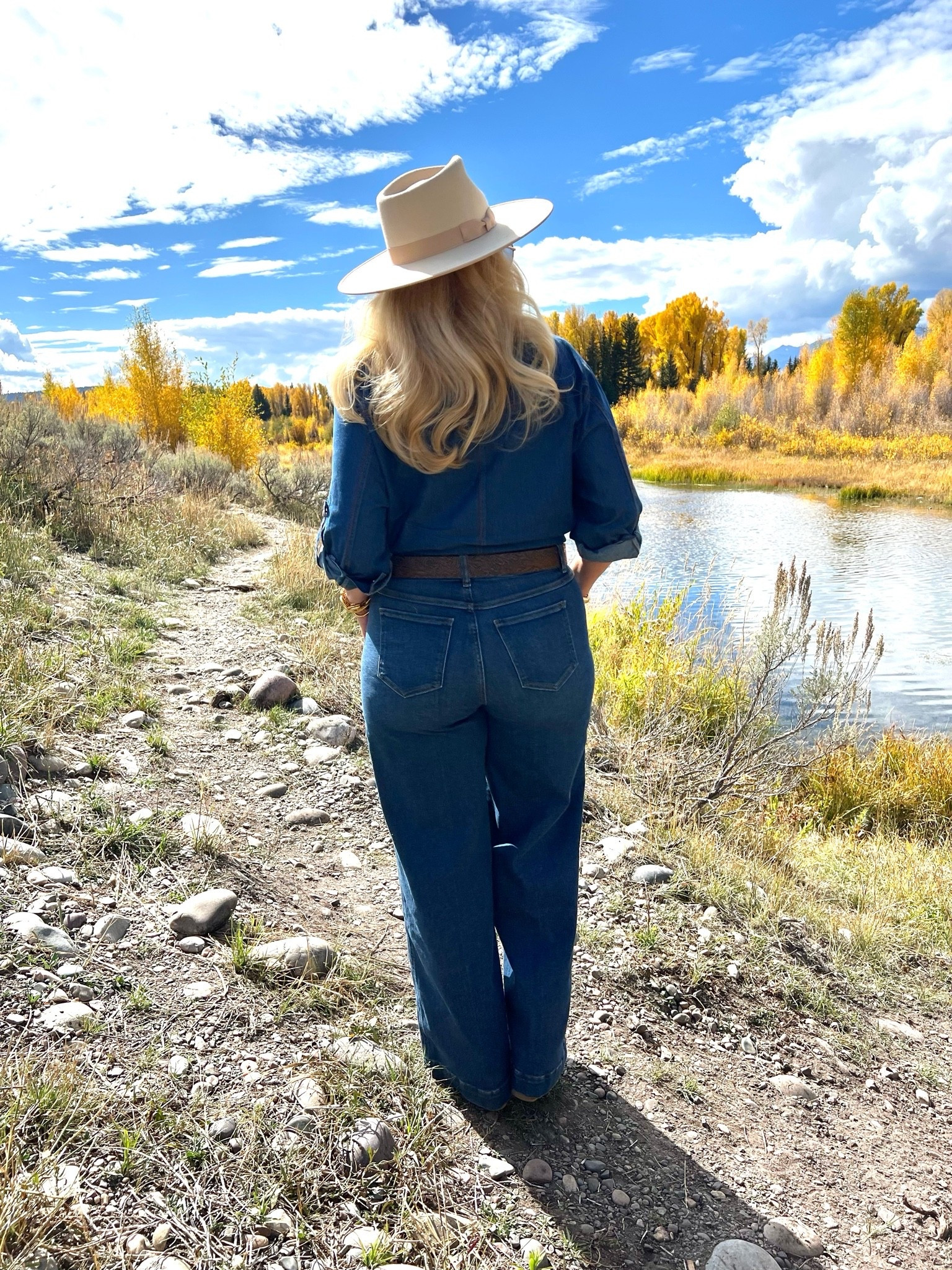 Country Western Outfit for Fall! Love an all denim look! Wearing a large in everything. (These denim jeans have stretch too!)

@Spanx 

#LTKSeasonal #LTKOver40 #LTKSaleAlert #LTKTravel #LTKgrwm #LTKootd #LTKMidsize #LTKU #LTKWorkwear
