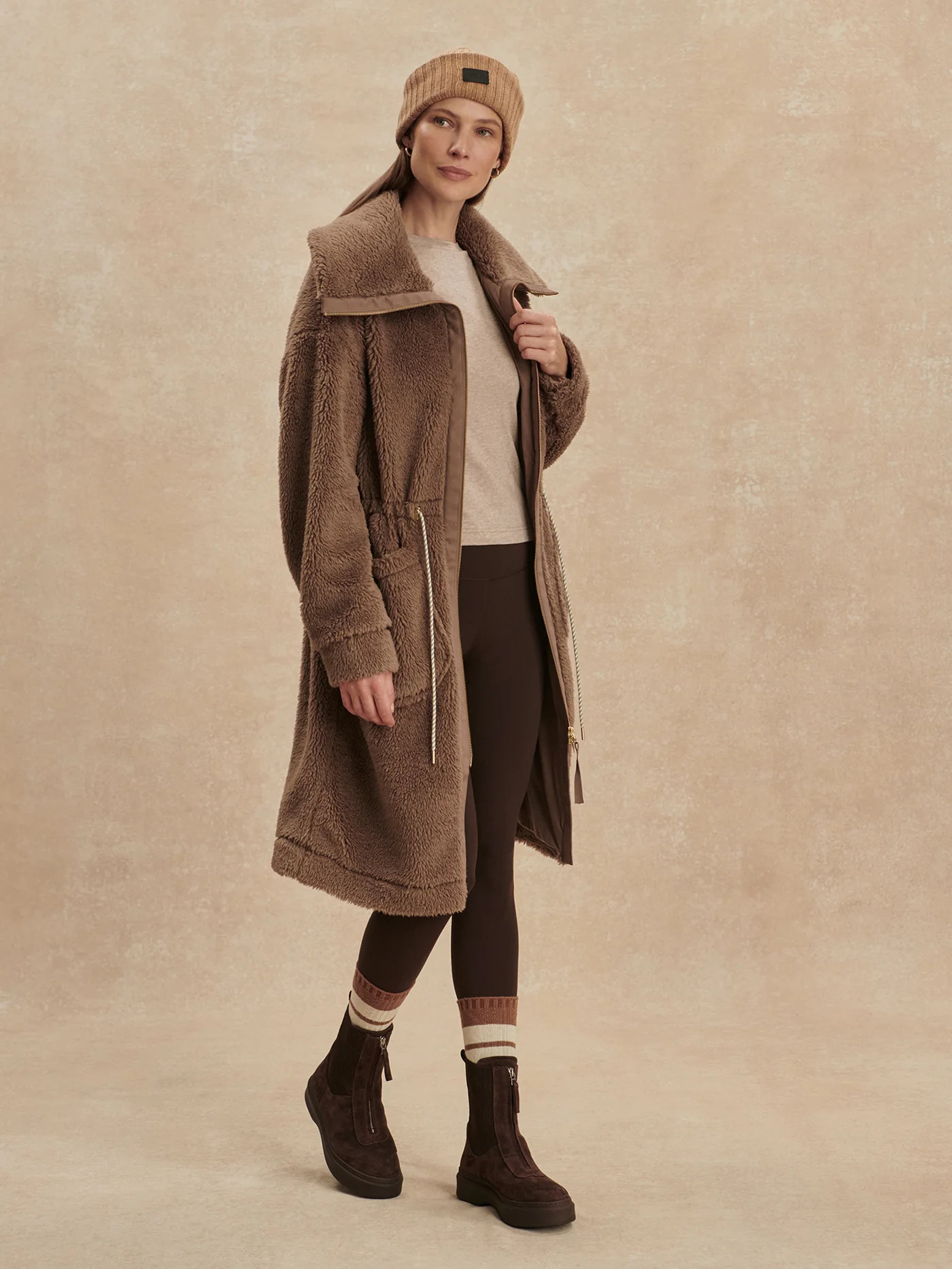 Logan Sherpa Coat | Varley US