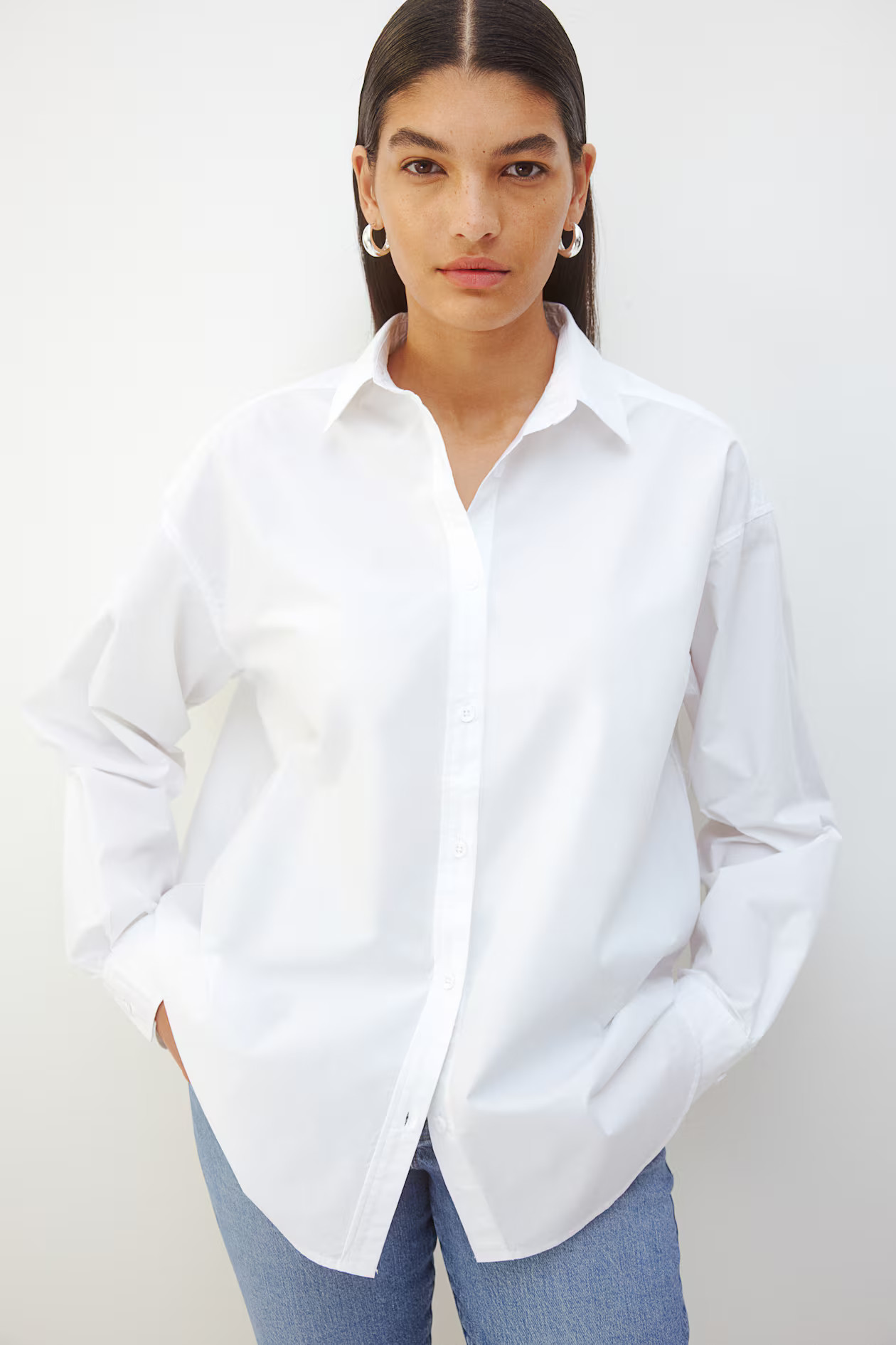Poplin Shirt | H&M (DE, AT, CH, NL, FI)