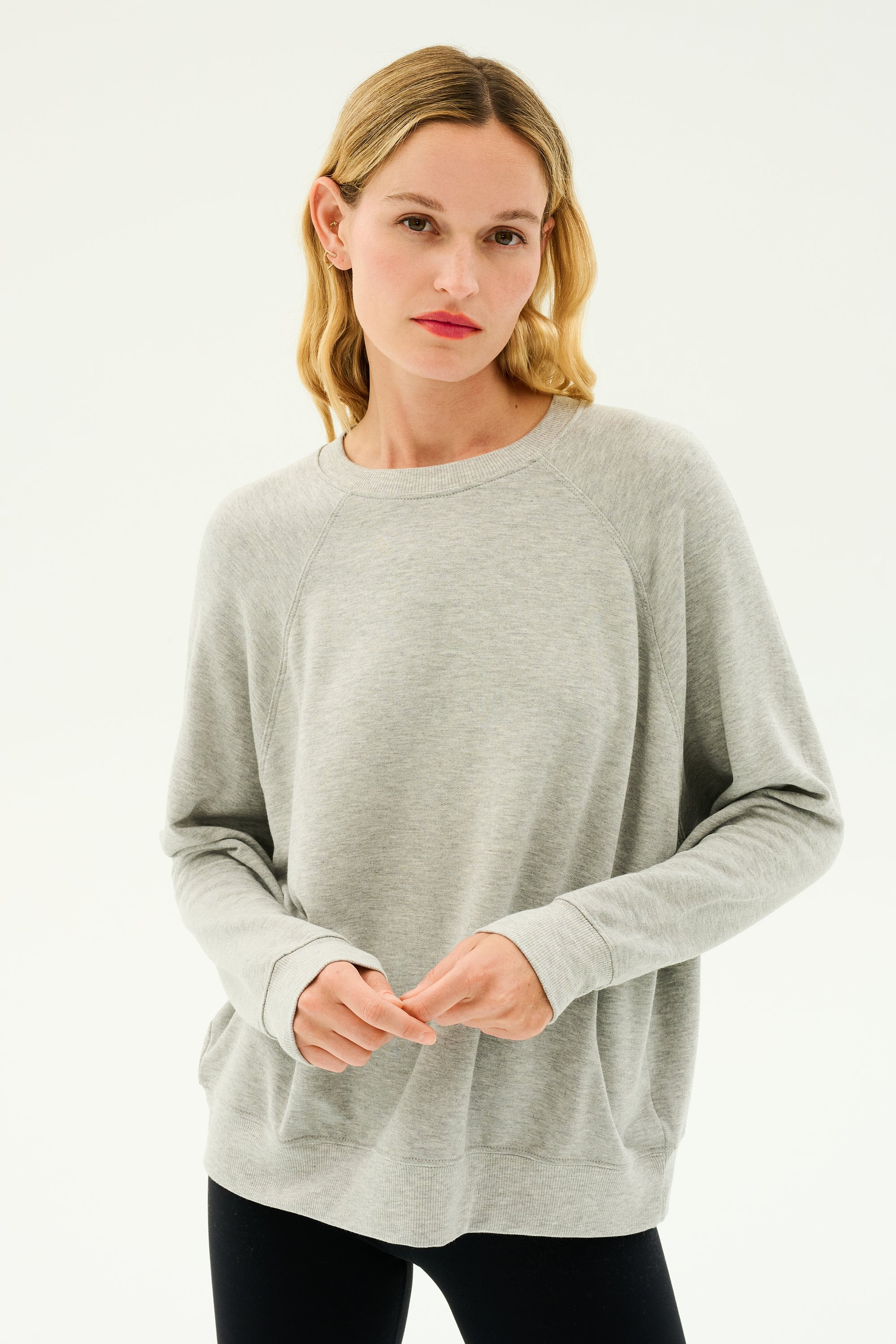 Andie Fleece Sweatshirt - Black | Splits59.com