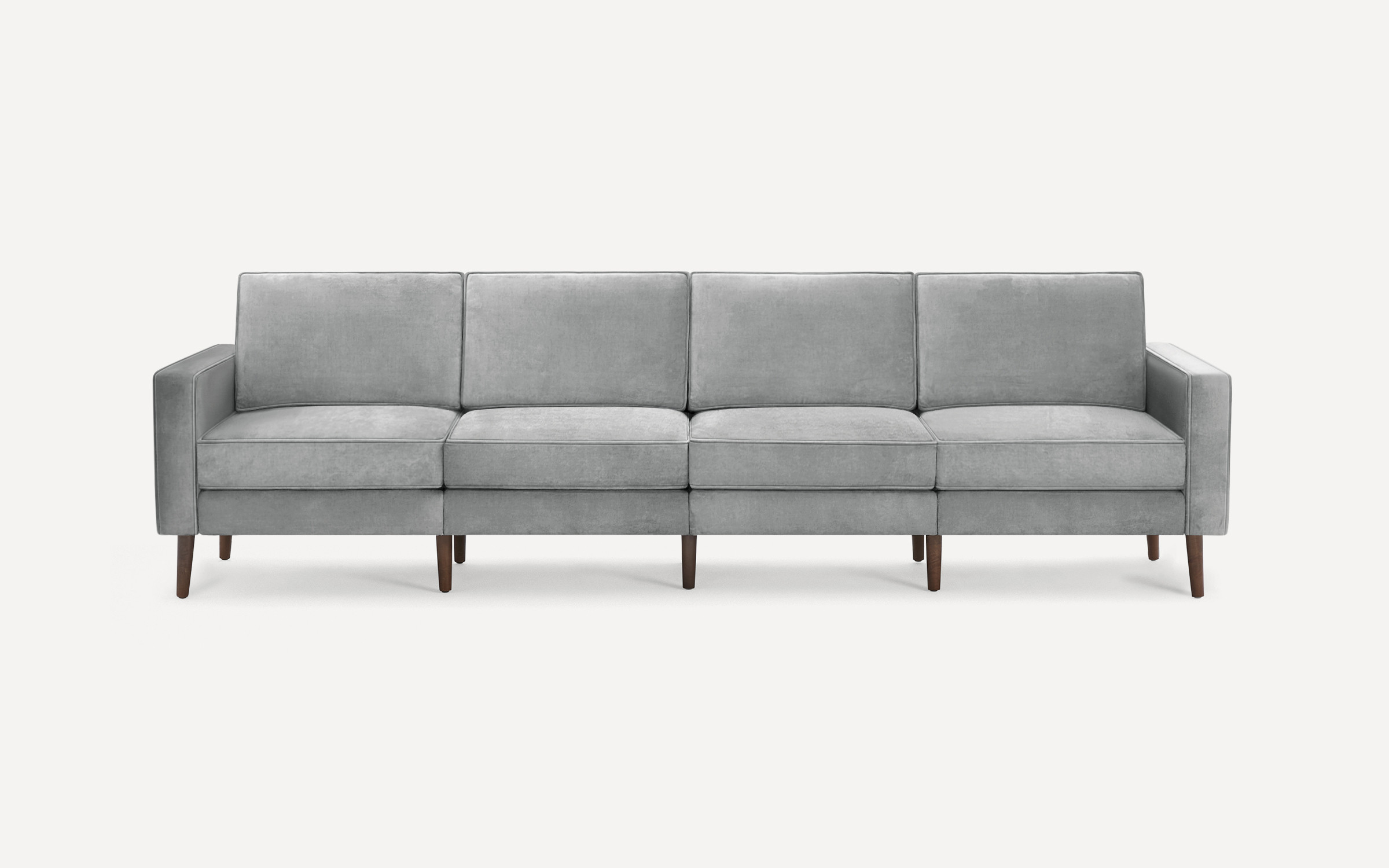 Nomad Performance Velvet Fabric King Sofa - Burrow | Burrow