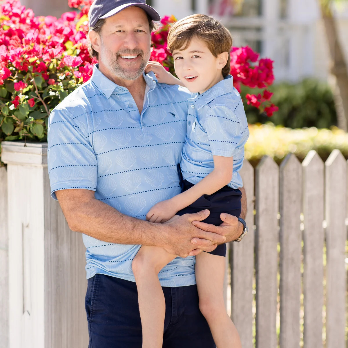 Boys Performance Polo | Blue Drift Shell | The Coastal Crane