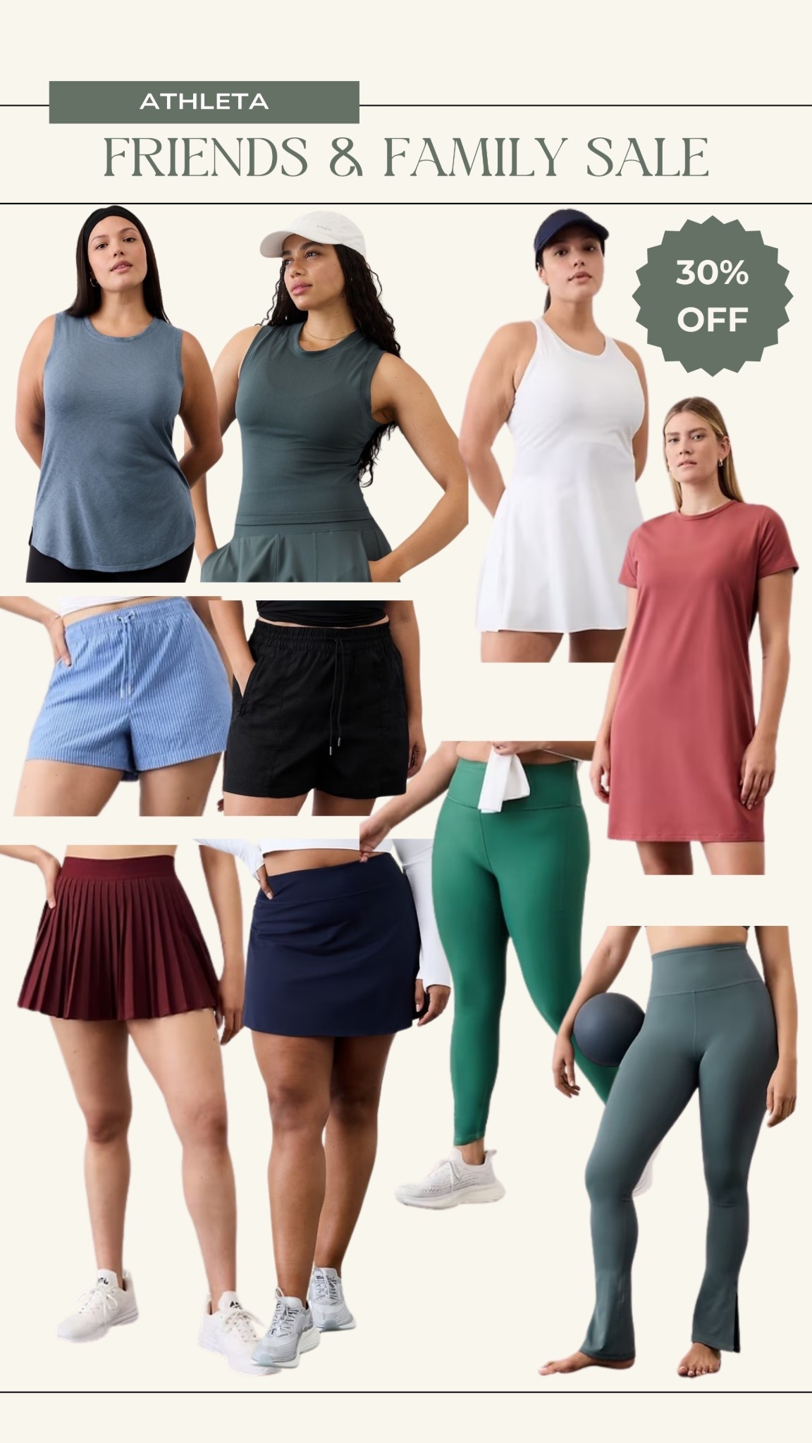 Athleta friends & family sale! 30% off sitewide + additional 30% off on select already on sale items. 

#LTKActive #LTKStyleTip #LTKSaleAlert