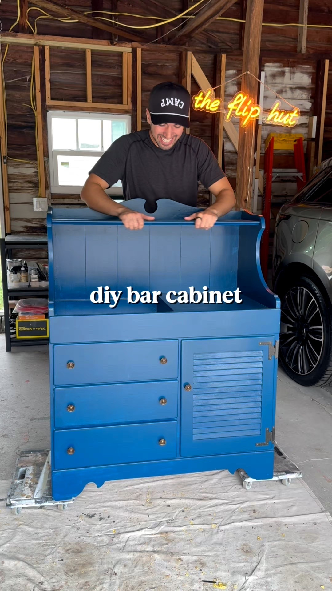 From thrift store eyesore to bar cabinet of dreams 🍷✨

I gave myself a $50 Goodwill challenge and found this bright blue dry sink for $27 — and immediately saw potential. My original plan was to keep the drawers wood and paint the rest… but once I stripped one drawer and saw that gorgeous wood grain, I knew I couldn’t stop there. 🪵

So began the long, messy process — layers of paint stripper, acetone cleanup, sanding every nook and cranny — until that natural beauty came back to life.

Once it was stripped, I gave it new brass hardware, added wine glass holders, and cut out the door panel to inlay plexiglass for a sleek display. Finished it all with a rich dark walnut stain by Minwax, and now it looks completely transformed.

Originally $27 → now listed for $400.
A total glow-up and proof that sometimes the best flips are the ones that take a little extra elbow grease. 💪

👉 What would you have done — stripped it all or kept it painted?

#furnitureflip #furnituremakeover #diy #upcycling #flipforprofit #thriftfind



#LTKvlog #LTKHome #LTKStyleTip