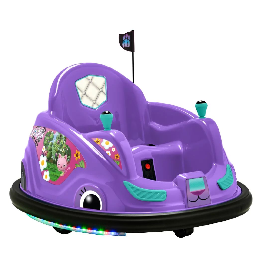 Gabby's Dollhouse 6V Bumper Car, Battery Powered, Electric Ride On by Flybar, With Charger - Walm... | Walmart (US)