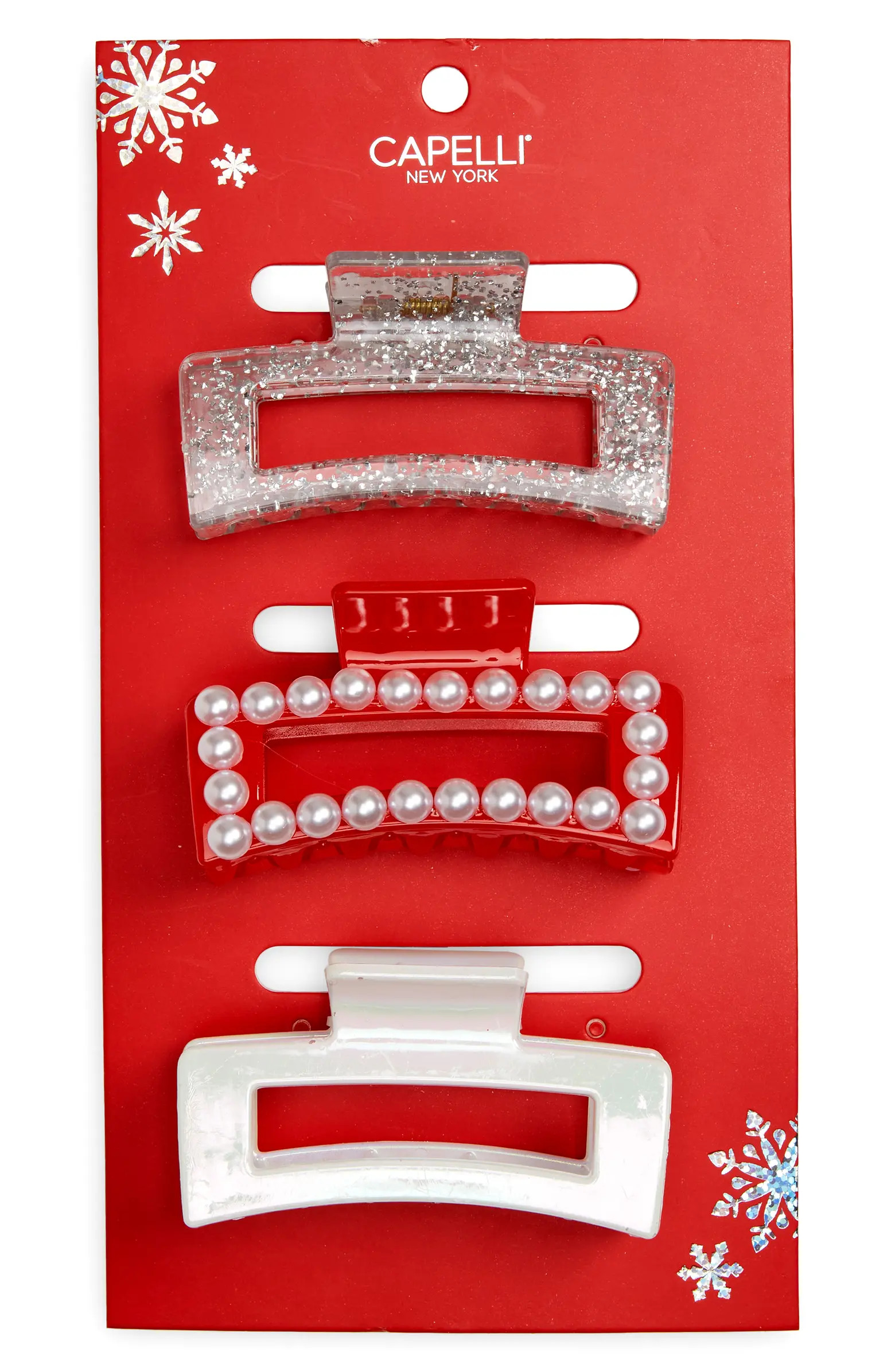 Capelli New York Set of 3 Claw Clips | Nordstrom | Nordstrom