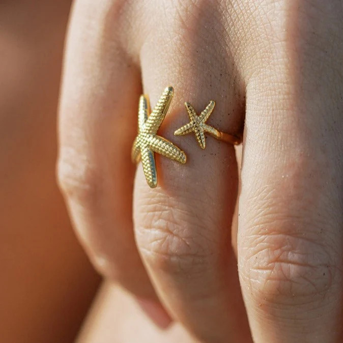 Luciana Starfish Ring | Liv Bella Vita