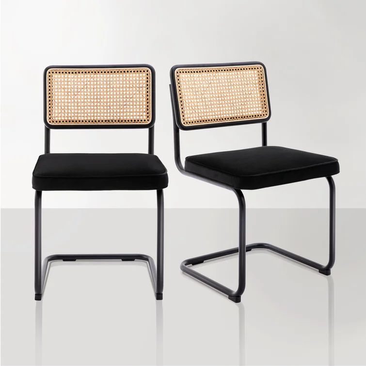Crumley Velvet Upholstered Side Chair (Set of 2) | Wayfair North America