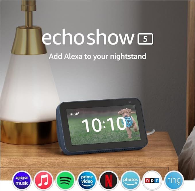 Echo Show 5 (2nd Gen, 2021 release) | Smart display with Alexa and 2 MP camera | Deep Sea Blue | Amazon (US)