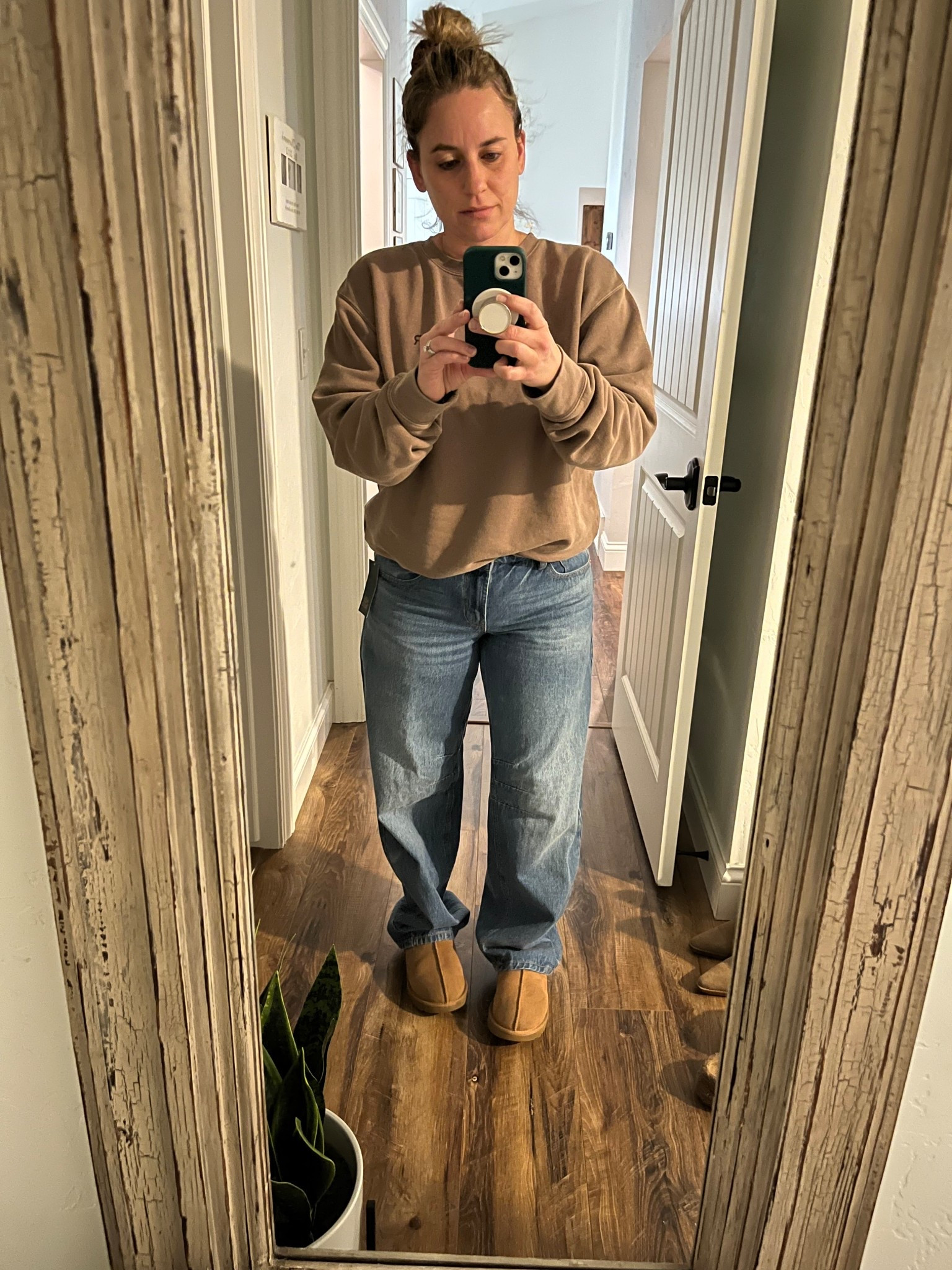 I grab these jeans last minute from target and I really love them. The picture doesn’t do them justice from what they look like in 3-D. The barrel works for a wide leg option for me but gives me a little bit of shape. I’m only 5’3”. I typically wear a size 8 or 29 and these are my normal size. 

Women’s Mid-Rise Barrel Jeans Wild Fable at Target size 8 

#LTKootd #LTKPetite #LTKMidsize