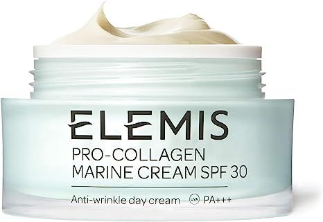 Elemis Pro-Collagen Marine Cream with SPF 30, 3-in-1 Smoothing Face Moisturiser with Chlorella, G... | Amazon (UK)