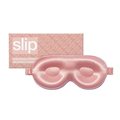slip Rose Contour Sleep Mask | Pure Silk, 100% Mulberry Silk | Contoured Design for Optimal Light Blocking & Comfort | Soft, Gentle on Skin, Adjustable Strap for Perfect Fit | Ideal for Restful Sleep | Amazon (US)