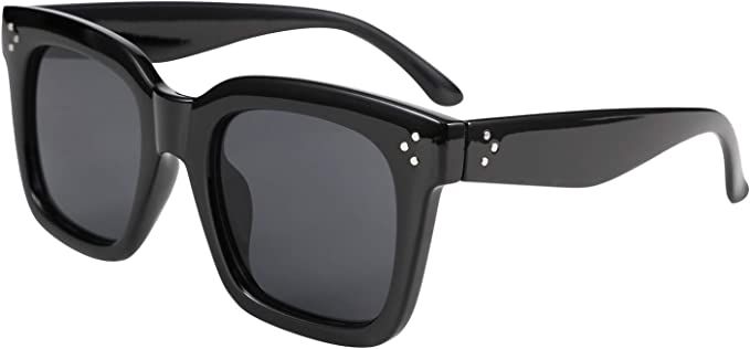 FEISEDY Vintage Oversized Square Sunglasses Womens Trendy Luxury Big Sun Glasses UV400... | Amazon (US)