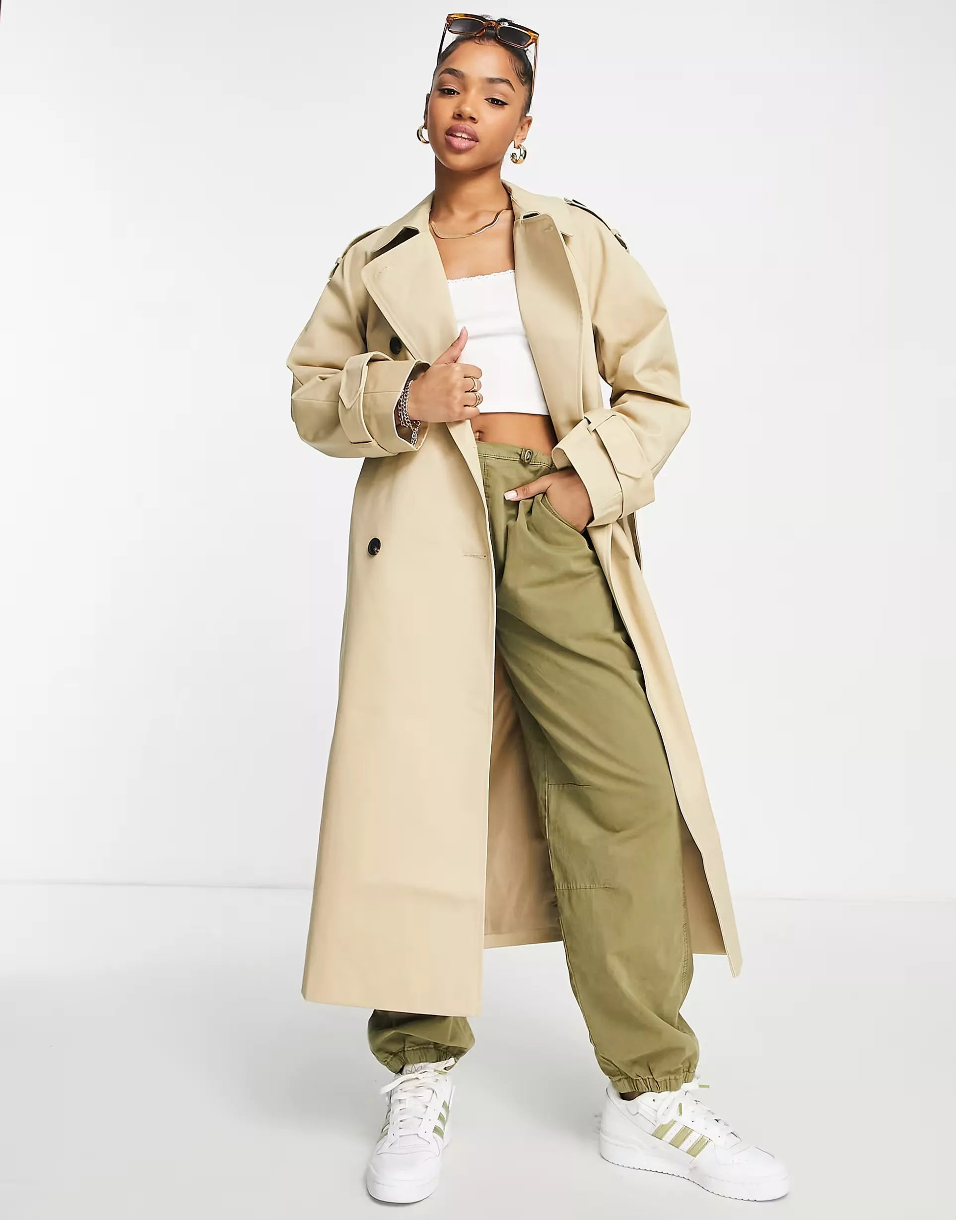 ASOS DESIGN longline trench coat … curated on LTK