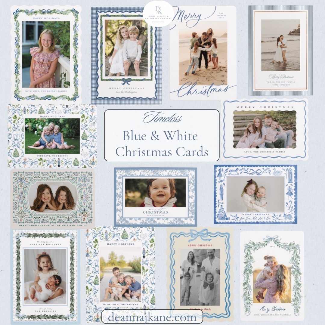 Timeless blue & white Christmas cards that are beautiful enough to frame in your home  

#LTKSeasonal #LTKHome #LTKHoliday