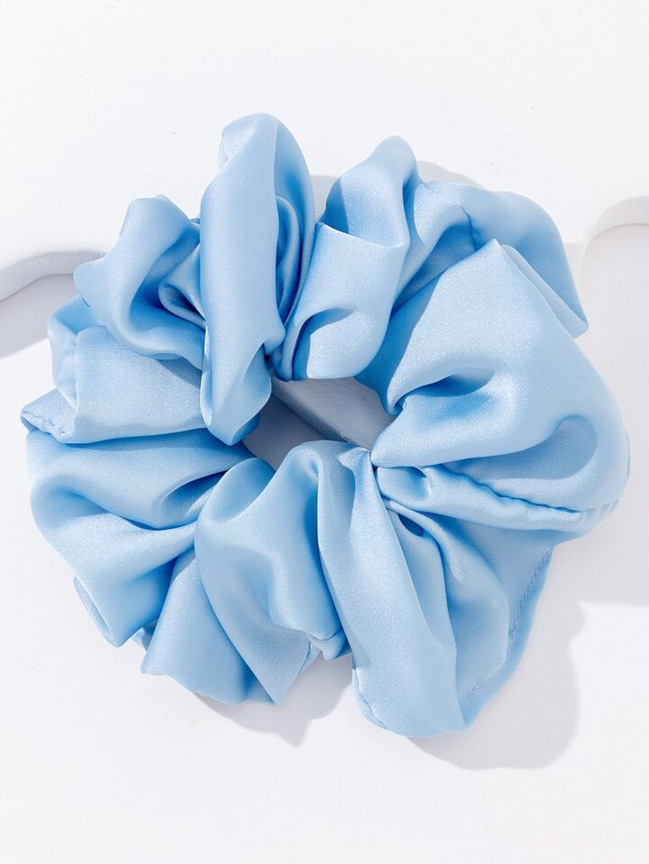 1pc Women's Headwear Simple Fashion Solid Color Satin Oversized Elegant Hair Accessory Hair Rope | SHEIN