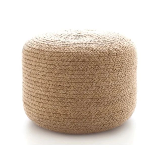Braided Rope Indoor/Outdoor Pouf | Cailini Coastal