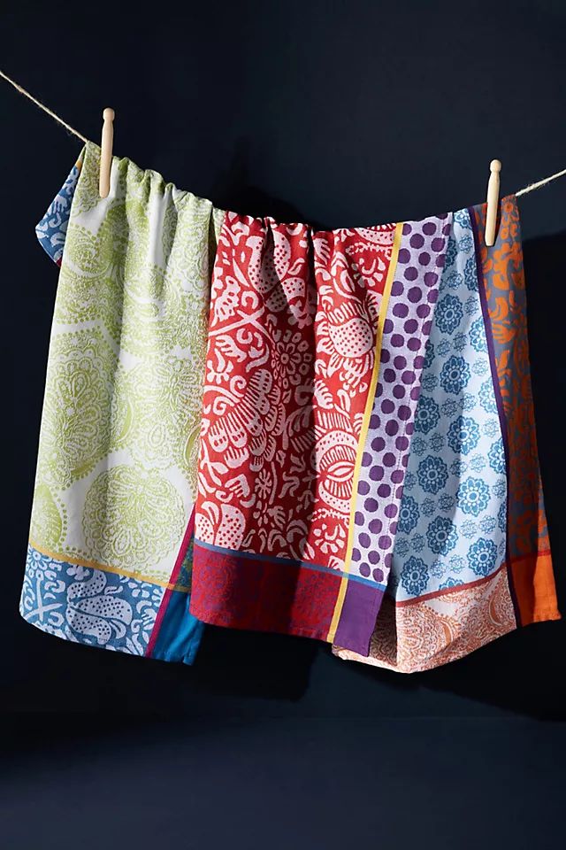 Nifty Jacquard Dish Towels, Set of 3 | Anthropologie (US)