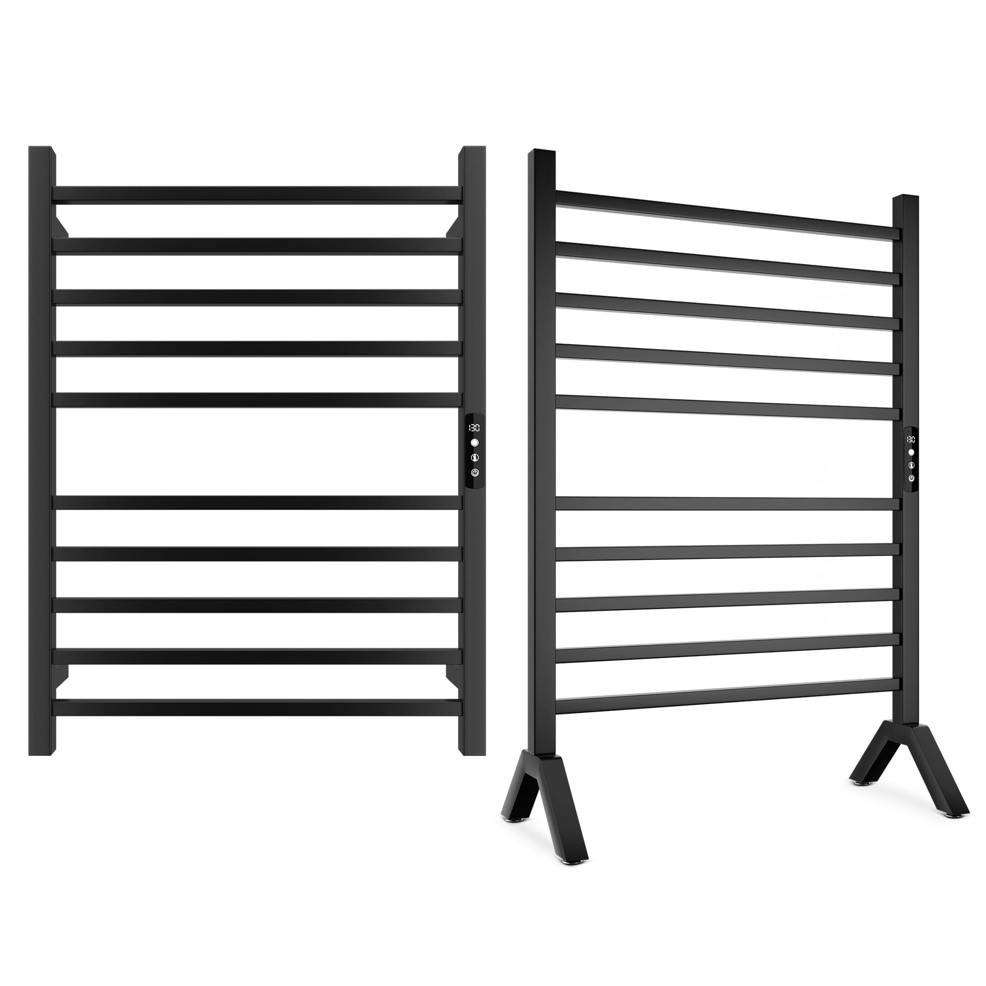 Wall Mounted & Freestanding Towel Warmer Rack for Bathrooms, Electric Heated Towel Rack Heater, S... | Amazon (US)