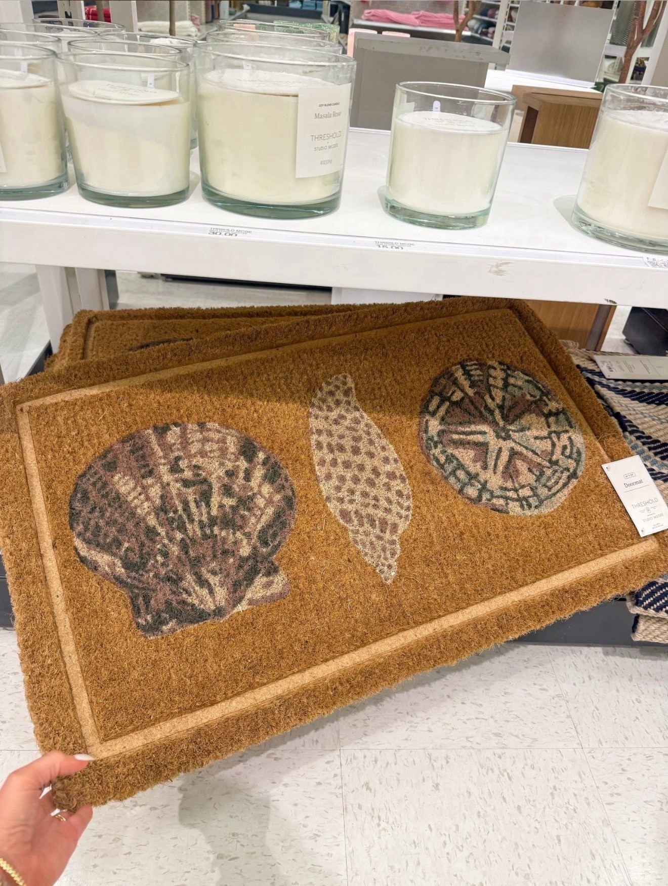 Coastal decor - sea shell door mat

It’s super thick and very good quality! Love!! 






Front porch decor 
Coastal living 
Target home
Coastal aesthetic 
Target finds 
Summer decor
Spring decor 

#LTKHome #LTKSeasonal