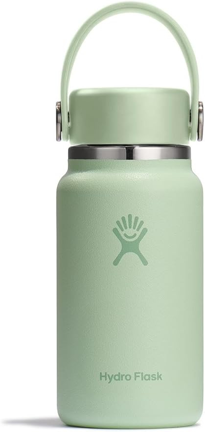 Hydro Flask Micro Bottle - Insulated Mini Leak Proof Flask for Purse or Pocket in 6.7 Oz Aloe Gre... | Amazon (US)