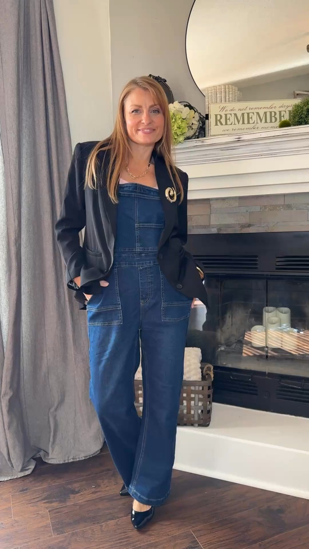 From casual to elevated… without changing the base.
Add a structured blazer, a heel, and a few intentional accessories — and suddenly overalls feel polished, confident, and completely put together.
No new outfit. Just a shift in styling.
Casual to dressy outfit transformation that actually works in real life.
Effortless everyday outfits for women over 40 who want options without the overwhelm.
Everything is linked here so you can recreate this look without the guesswork 🤍 
#over40style #easystyle #momstyle #outfitideas #denimstyle
casual to dressy outfit, overalls styled up, outfit transformation ideas, effortless style over 40, simple wardrobe solutions

#LTKdayinmylife #LTKWorkwear #LTKgrwm