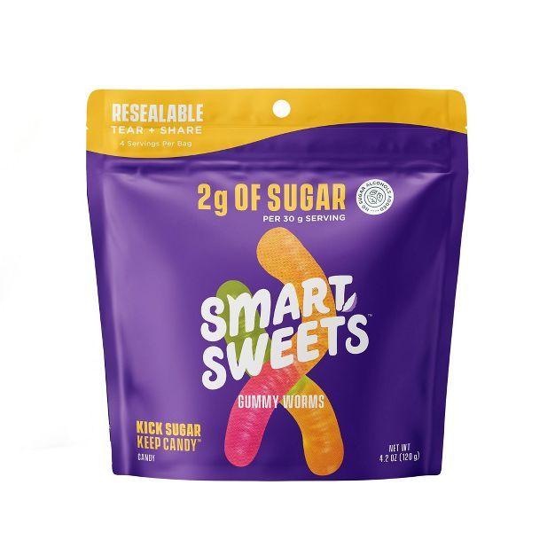SmartSweets Gummy Worms - 4.2oz | Target