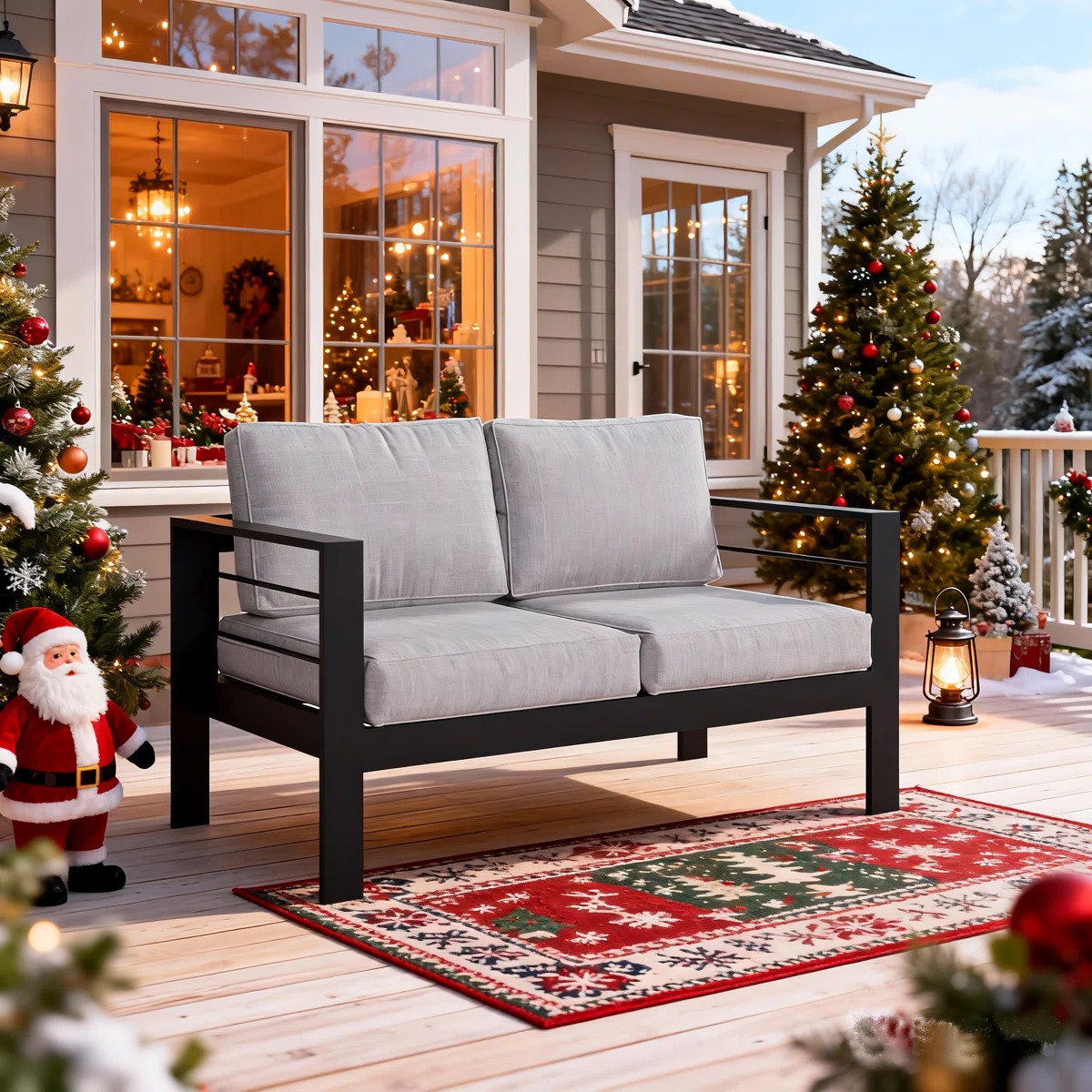 Outdoor Aluminum Loveseat | Wayfair North America