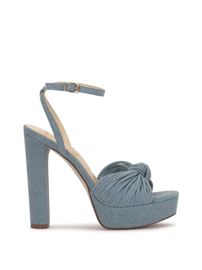 Immie Platform Sandal in Denim | Jessica Simpson E Commerce
